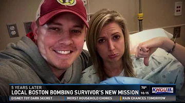 Local Boston Marathon bombing survivor on a mission to help children with PTSD