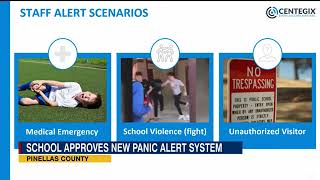 Pinellas Co. School Board approves new 'Panic Alert System' in case of emergency