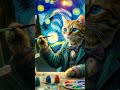 Van Gogh Cat #vangogh #creativity #studymusic