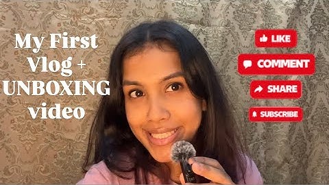 My First Vlog Ever and A kutti unboxing video📷