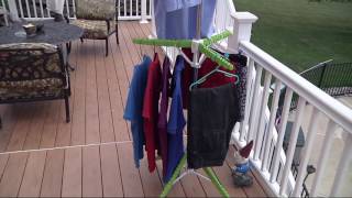 The Green Tree Foldable Heavy Duty Drying & Storage Rack on QVC