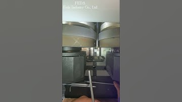 FD-12T thread rolling machine for straight knurling.#machine #engineering #factory #auto #making