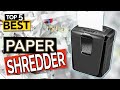 ✅ TOP 5: Best Paper Shredder 2021 (Budget & Portable)