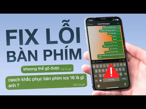 5 CÁCH SỬA LỖI BÀN PHÍM IOS 16 | YÊU APPLE