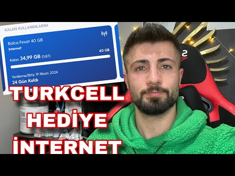 TURKCELL YENİ 20GB HEDİYE İNTERNET KAMPANYASI KANITLI 2024