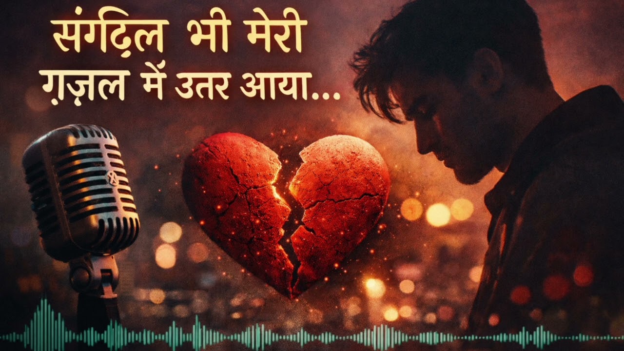 संगदिल भी मेरी ग़ज़ल में उतर आया | दर्द भरी ग़ज़ल | Heart Touching Ghazal | Viyogi