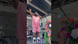 French Quarter Fest 2025 in New Orleans! Denisia feat. HaSizzle🔥🔥. #shorts #singer #festival #fun