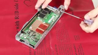 Lenovo ThinkSystem SD530 removing a low-profile PCIe x16 adapter