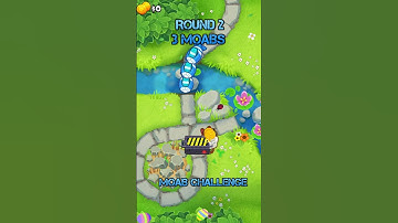 MOAB Challenge Round 2 | 0-2-5 Engineer Monkey vs. 3 MOABS