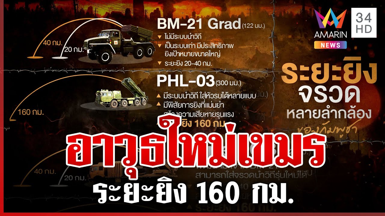 เปิดยุทโธปกรณ์ใหม่เขมรโจมตีไทย เสียงปืนแตกอพยพ 4 จังหวัดหนีตาย | ทุบโต๊ะข่าว | 25/07/68