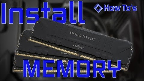 How To Install Computer Memory (RAM)