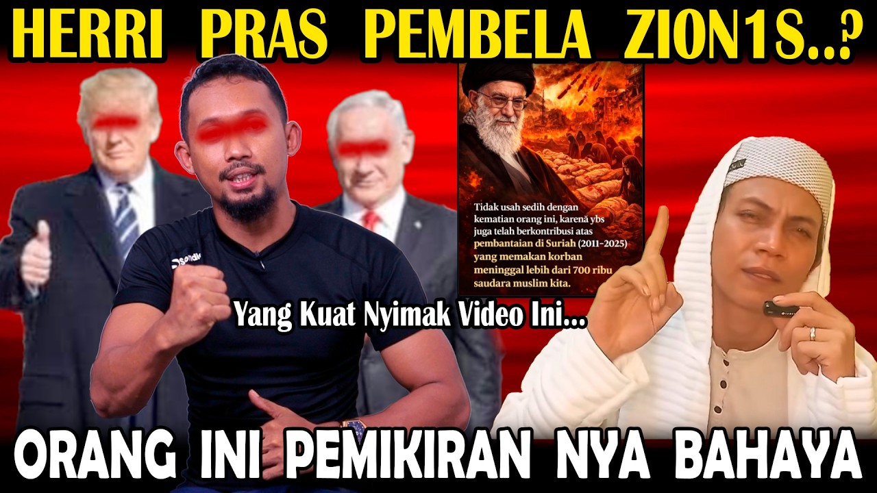 Parah!! Ustadz Ini Buktikan Herri Pras Ternyata Pembela Zionis Israel Laknatulloh