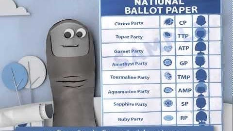How to fill in a Ballot Paper (Afrikaans) - IEC