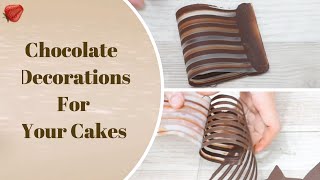 Learn how to make amazing chocolate decorations for your cakes, cupcakes & desserts.