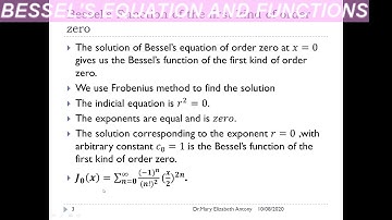Introduction to Bessel