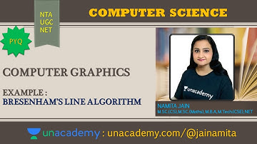 NTA UGC NET CS | COMPUTER GRAPHICS | BRESENHAM