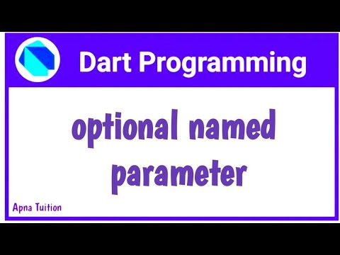 #21 Dart : Optional Named Parameter In Dart || Dart For Flutter || Hindi || By Vivek Lodh