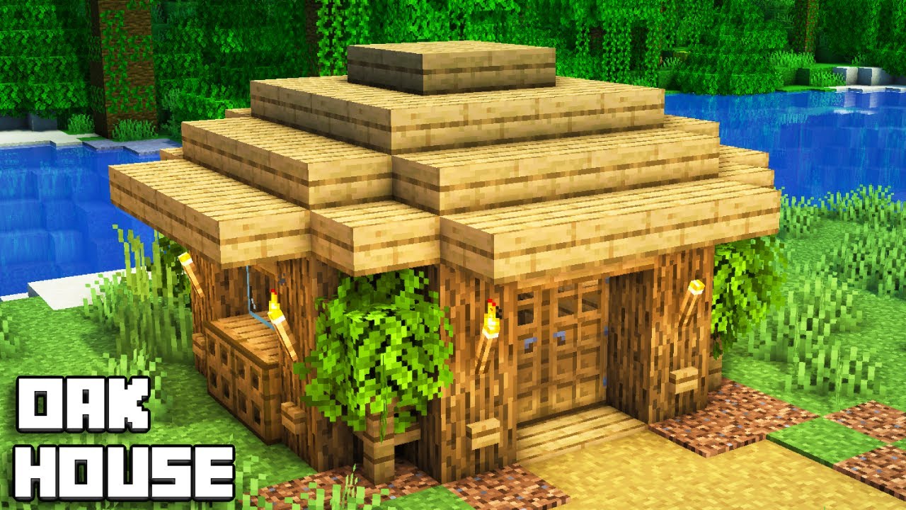 Casa de Carvalho Simples  Oak House (Simple) Minecraft Map