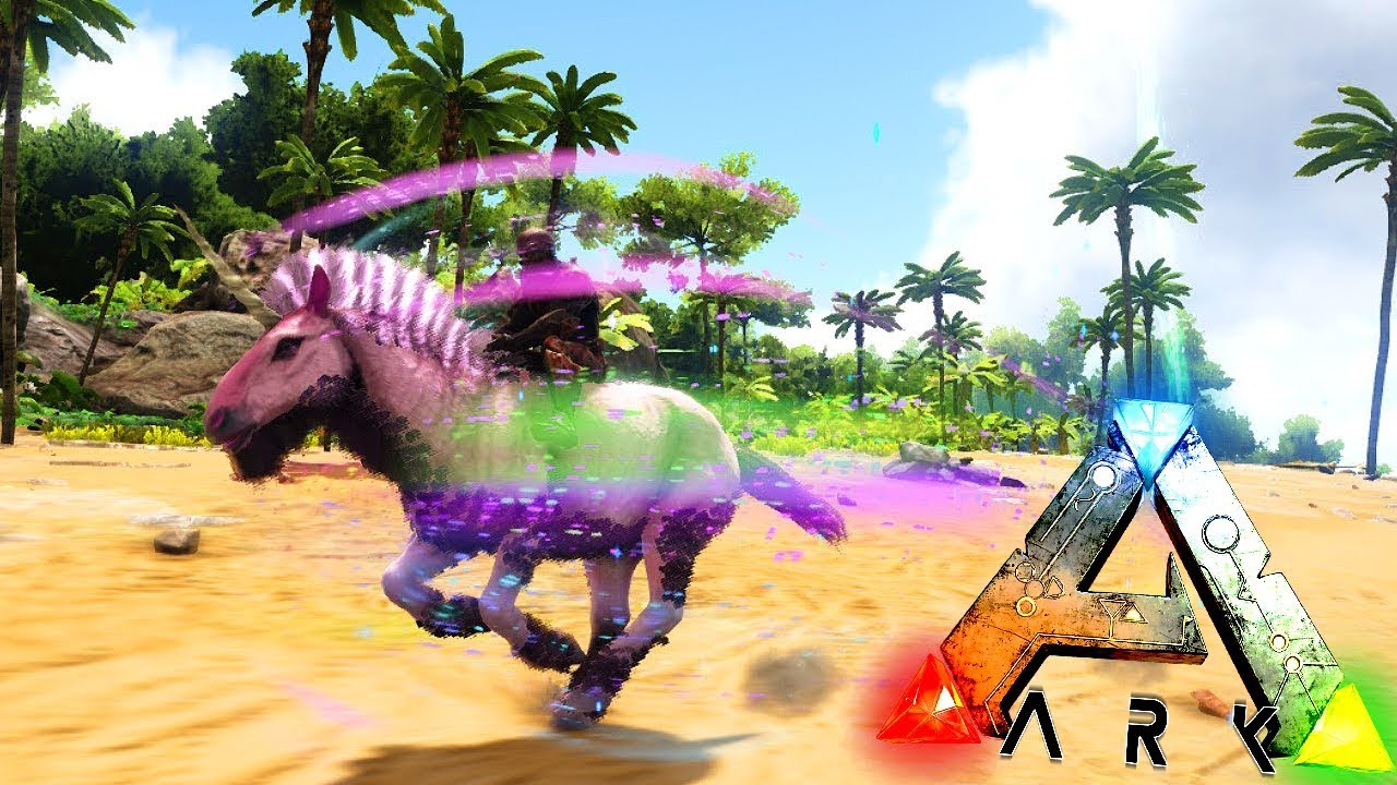 ARK EL RAINBOW UNICORN!! XD UNICORNIO MAGICO MOD | Ark: Survival ...