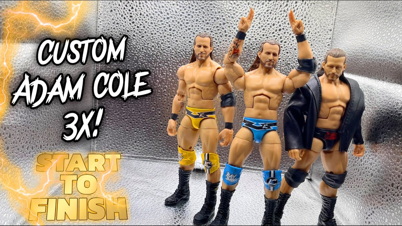 Custom Adam Cole All About The BOOM 3 Pack! Start To Finish Custom Walk through!
