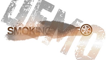 2D Animated Logo - Smoking Tyres