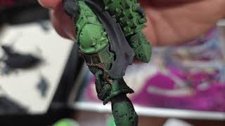 Part 2! Painting Mortarion from warhammer 40k! 