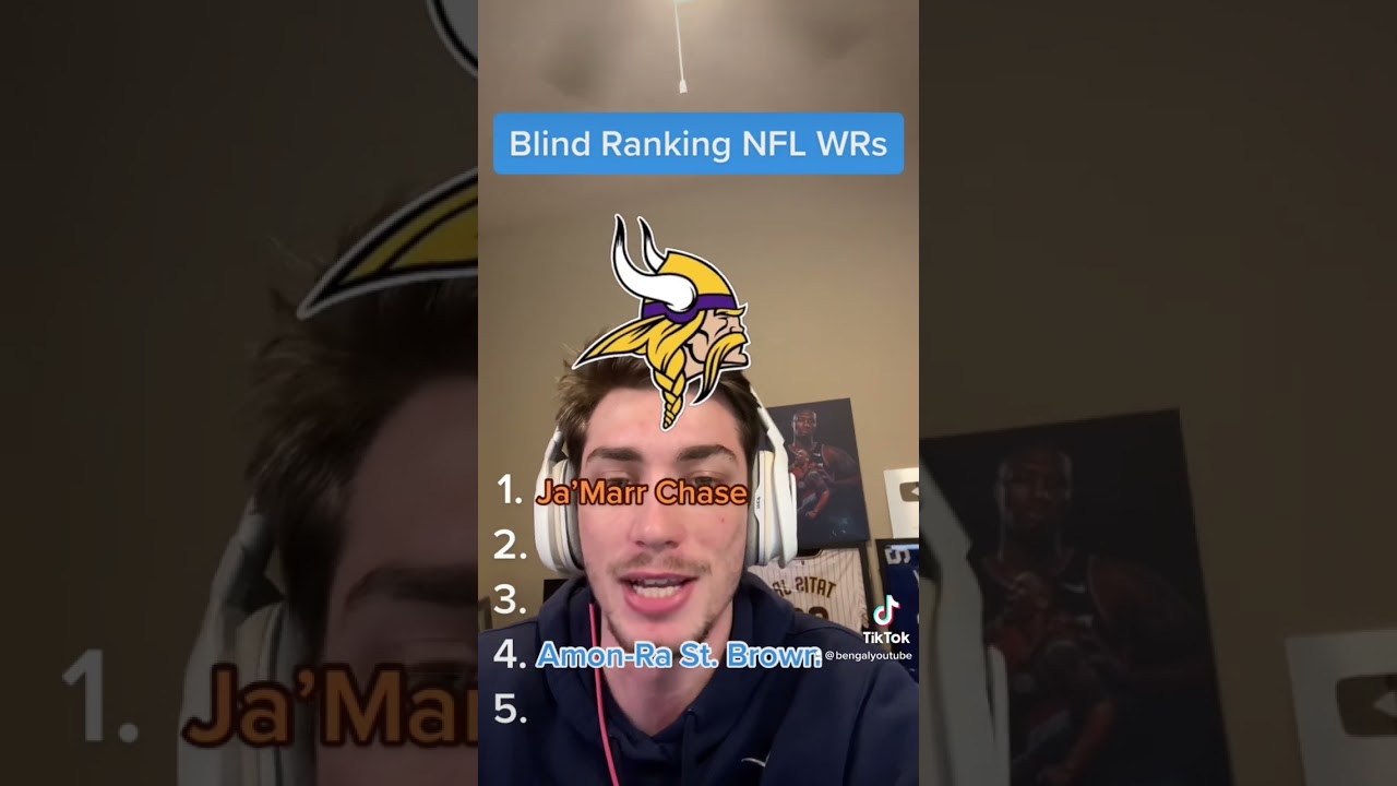 Blind Ranking NFL WR’s