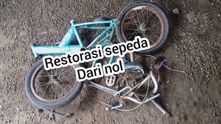 Download lagu Restorasi sepeda anak ukuran 16 warna biru