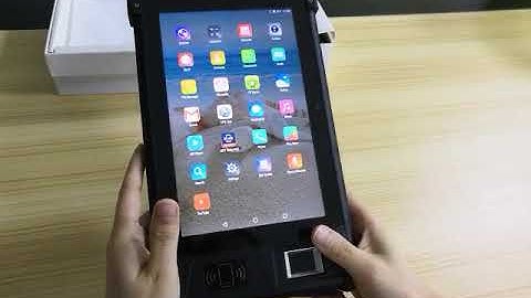 HFSecurity IP65 FP08 android7 Fingerprint tablet