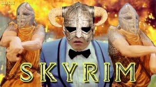 Skyrim - Gangnam Style Dance 강남스타일 (Skyrim Mod)