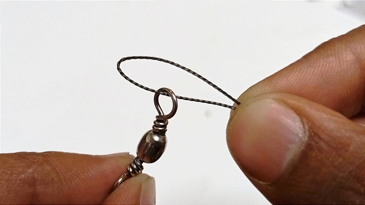 Fishing Knots For Swivel - How To Tie Swivel To Fishing Line 