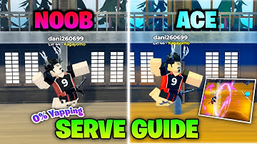 BEST SERVE Guide in Volleyball Legends Roblox #volleyballlegends