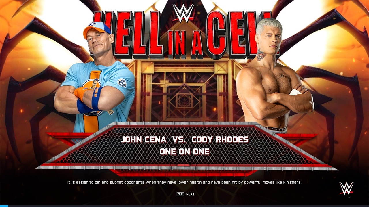 John Cena Vs Cody Rhodes #wwe2k25 #johncena #wwelive  #shorts #shortsfeed  #rhearipley