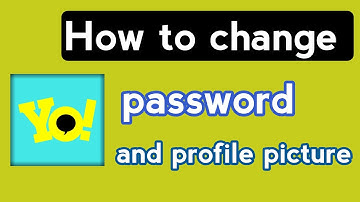 How to change password and profile picture in yoyo app yoyo app mai password or profile change kare