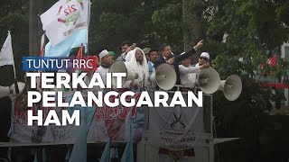 Ribuan Massa Ormas Islam Unjuk Rasa Bela Muslim Uighur