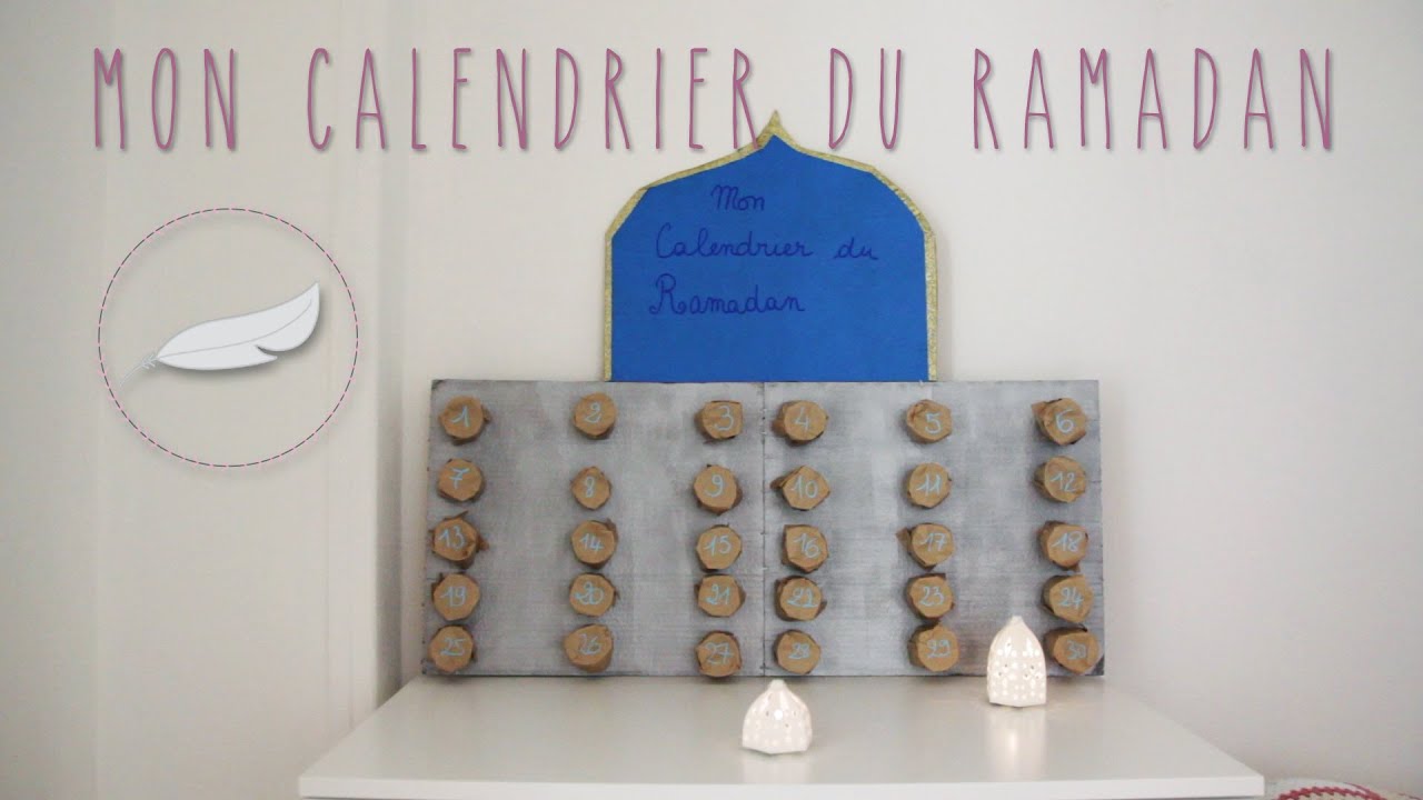 DIY Faire un calendrier de Ramadan 