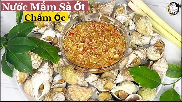 Cách Làm Nước Mắm Sả Ớt - chấm với các loại ốc đơn giản mà ngon | ABC Family France Vlog