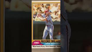 Do You Remember This  Topps Baseball Card ? With  Mike Schmidt  Playing For  Philadelphia Phillies Wealth