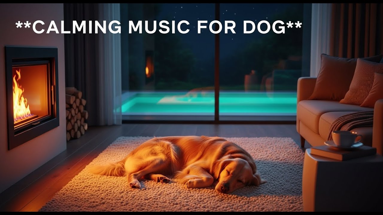 View of 12 HOURS of Relaxing Music for Dogs During Fireworks 🎆 Calm Anxious ...