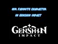 All our favorite character based on each elements #genshinimpact #genshintrend