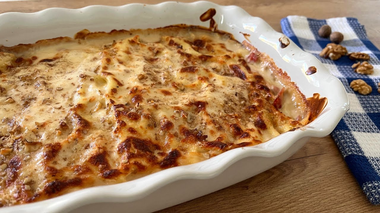 LASAGNE GORGONZOLA SPECK E NOCI ‼ Ricette facili e veloci