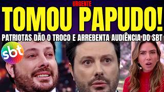 URGENTE TOMOU PAPUDO! PATRIOTAS DÃO O TROCO E LACRAÇÃO DE DANILO GENTILI ARREBENTA AUDIÊNCIA DO SBT
