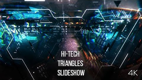 Hi-Tech Triangles Slideshow ★ After Effects Template ★ AE Templates