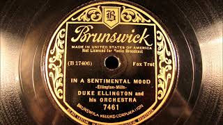 Video thumbnail of "IN A SENTIMENTAL MOOD by Duke Ellington 1935"