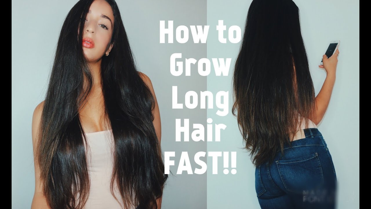 How To Grow Long Healthy Hair Fast Youtube