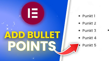 How To Add Bullet Points In Wordpress Elementor (Full Guide)