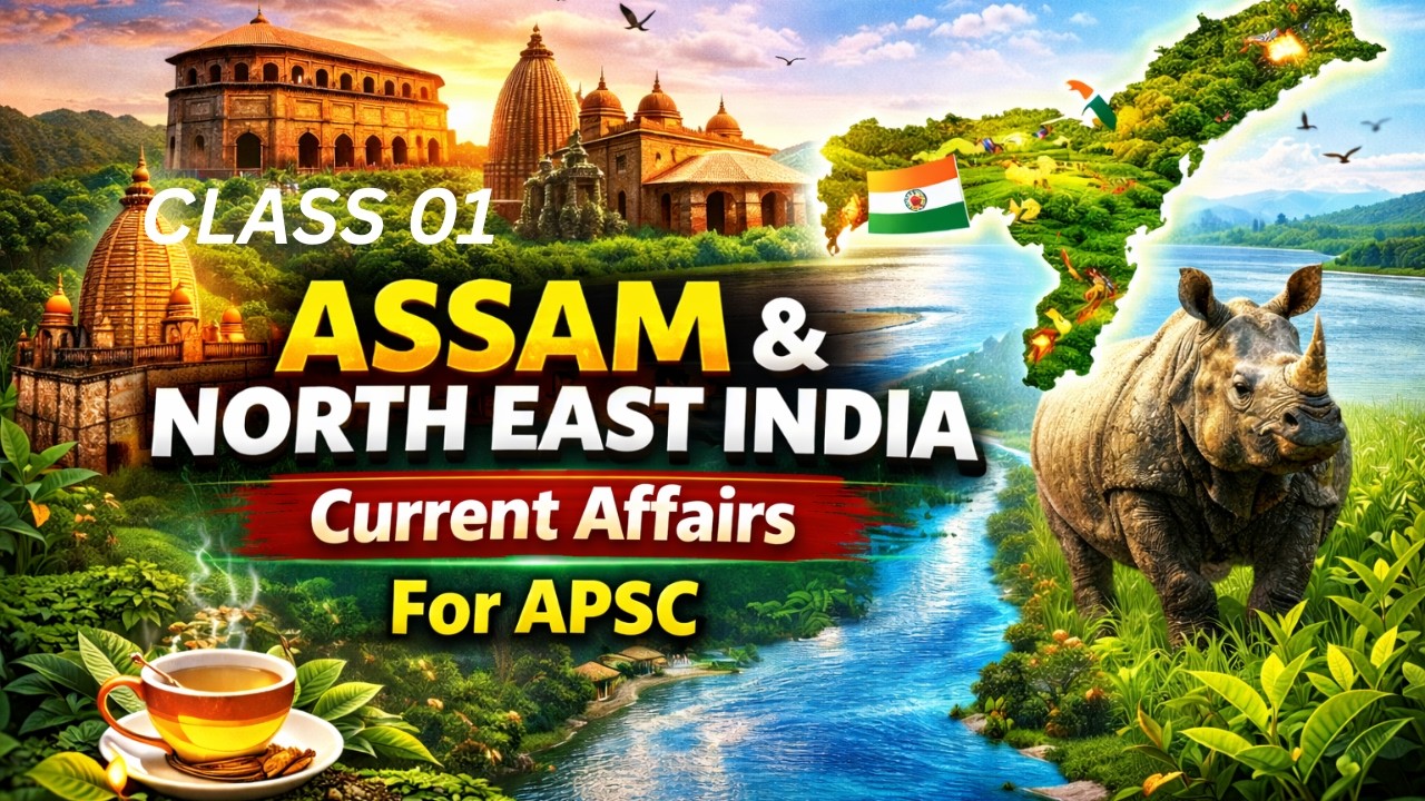 Assam Current Affairs l APSC CCE 2025-26 l Class-01 - YouTube