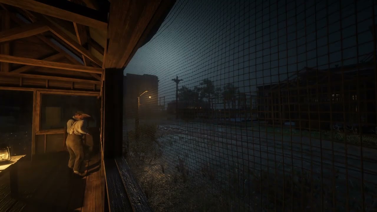 Heavy Rain & Thunder Sounds Wild West ASMR Ambience 3