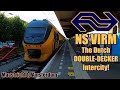 NS VIRM! The Dutch DOUBLE-DECKER Intercity!