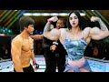 PS5 | Bruce Lee vs. Jock Girl Brunette (EA Sports UFC 4)